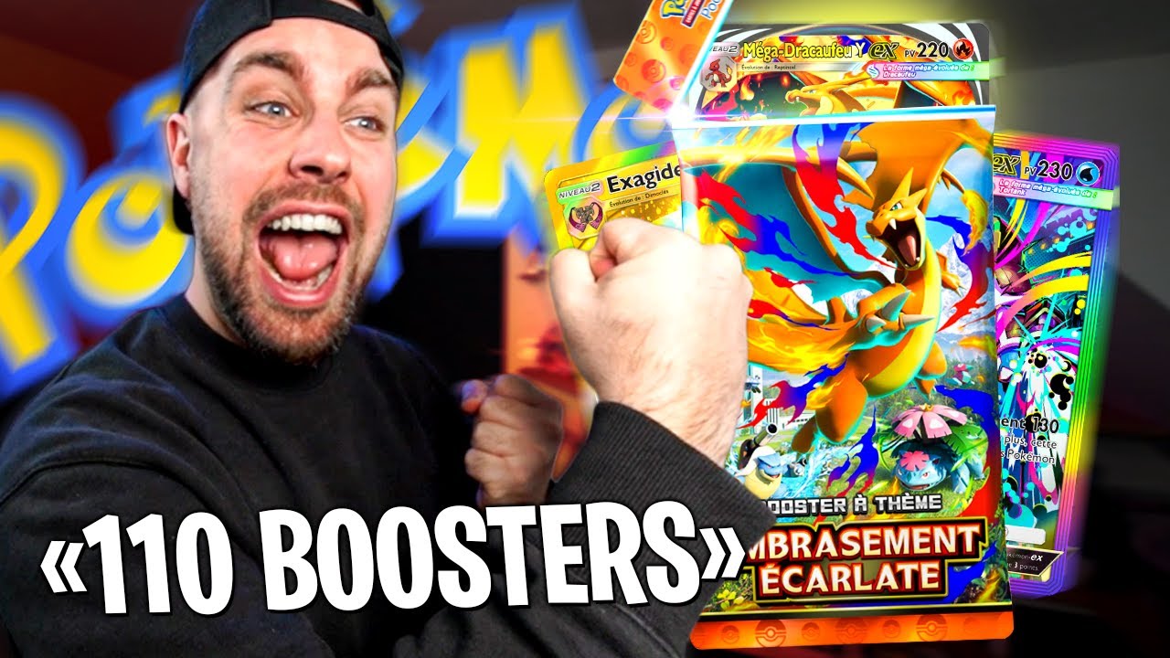 Dracaufeu dans mon 1er booster Embrasement Écarlate !!