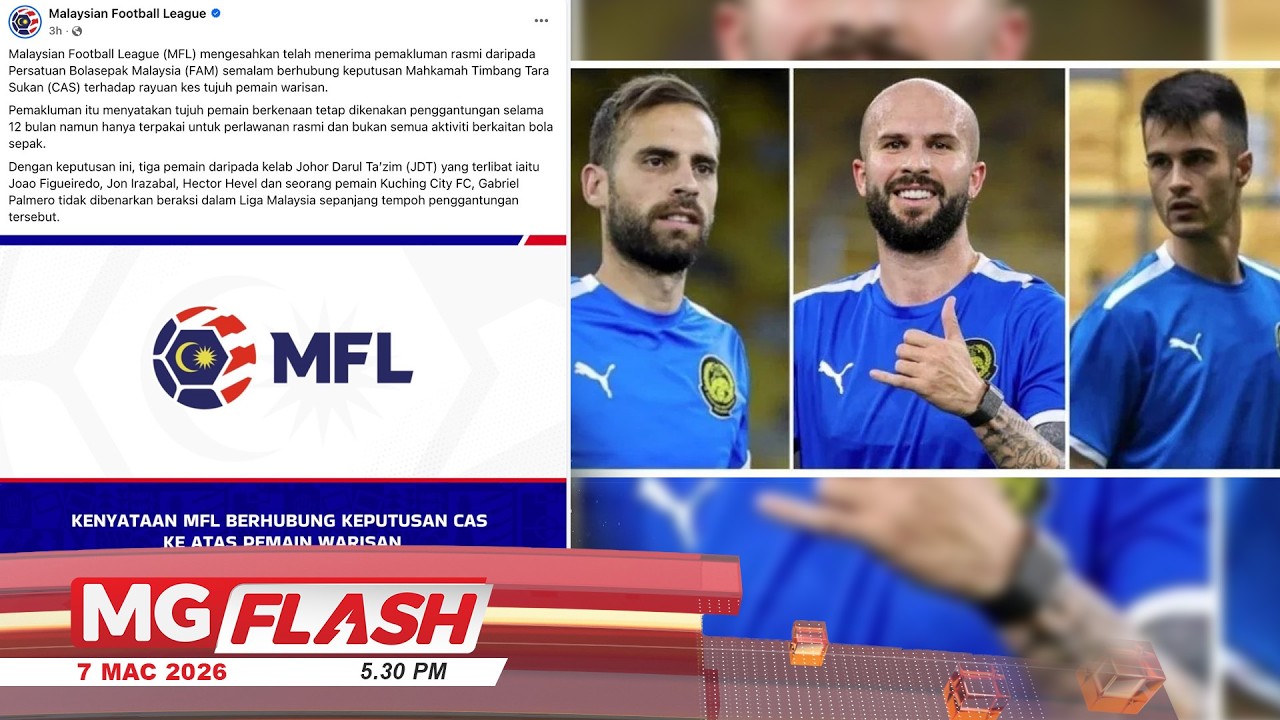 Empat Pemain Liga-M Digantung 12 Bulan - MFL #MGFlash