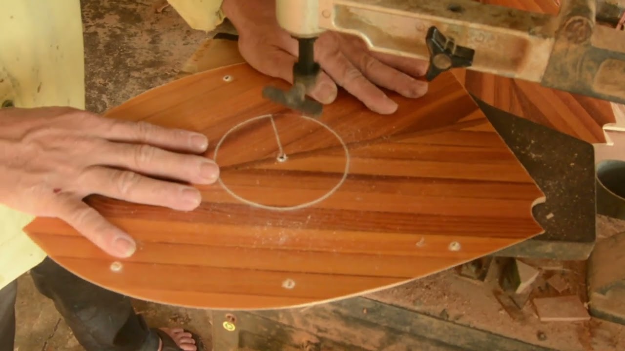 Honoring tradition with every carefully crafted detail in the making of this canoe.