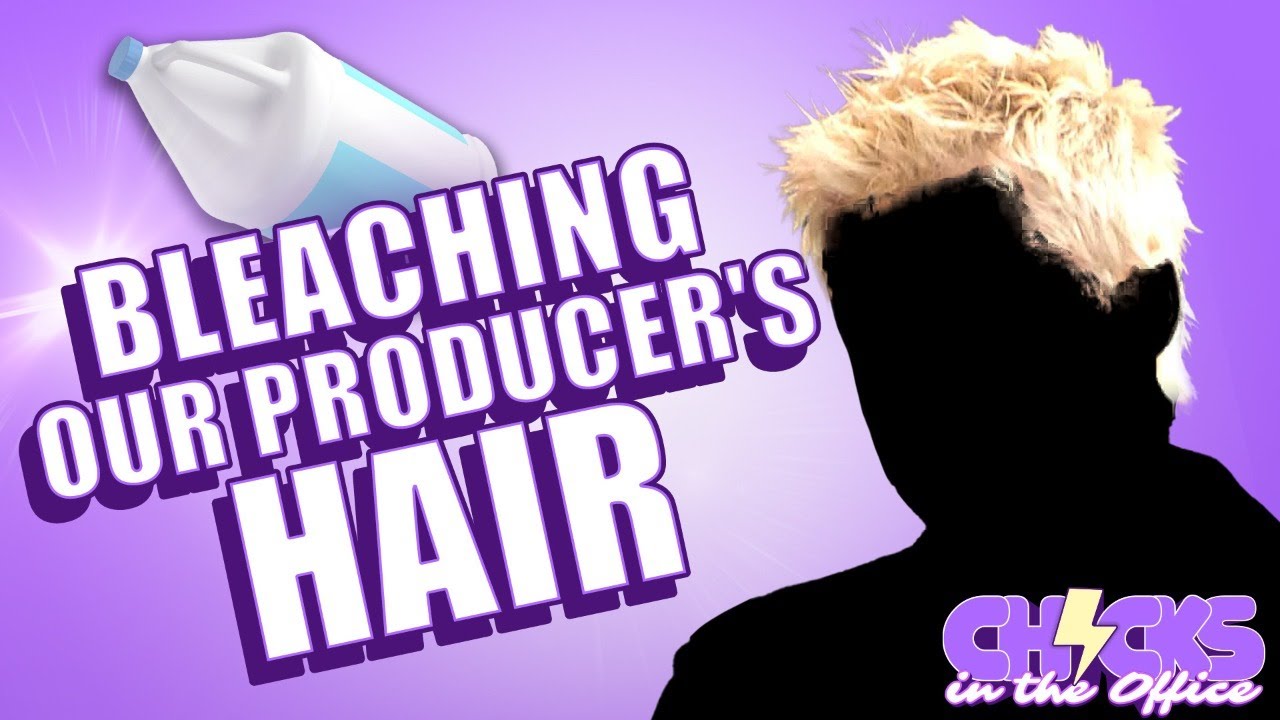 LIVE: Bleaching Our Producer’s Hair
