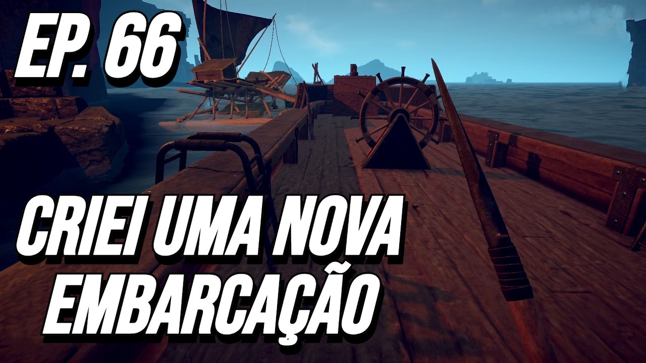 CONSTRUÍ UMA NOVA EMBARCAÇÃO! Agora Vou Dominar o Mar? 🌊🚤 | Survival Fountain of Youth #66