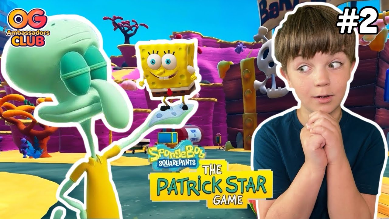 Squidward's Beach Break Plan | The Patrick Star Game Gameplay with Ima and Jessy