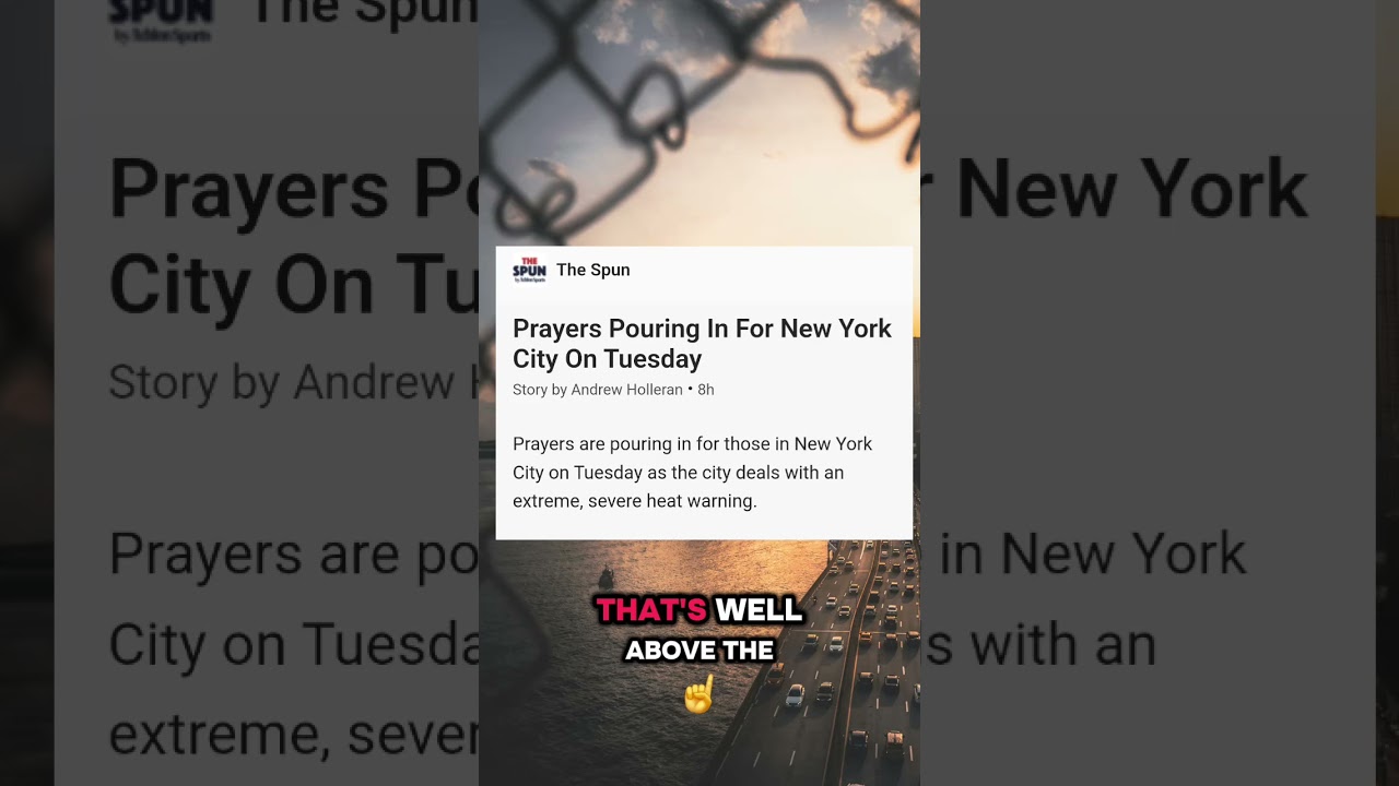 NYC in Crisis: 113&deg;F Heat Index Sparks Emergency Alerts 🌡️🚨 #breakingnews #news #newyork
