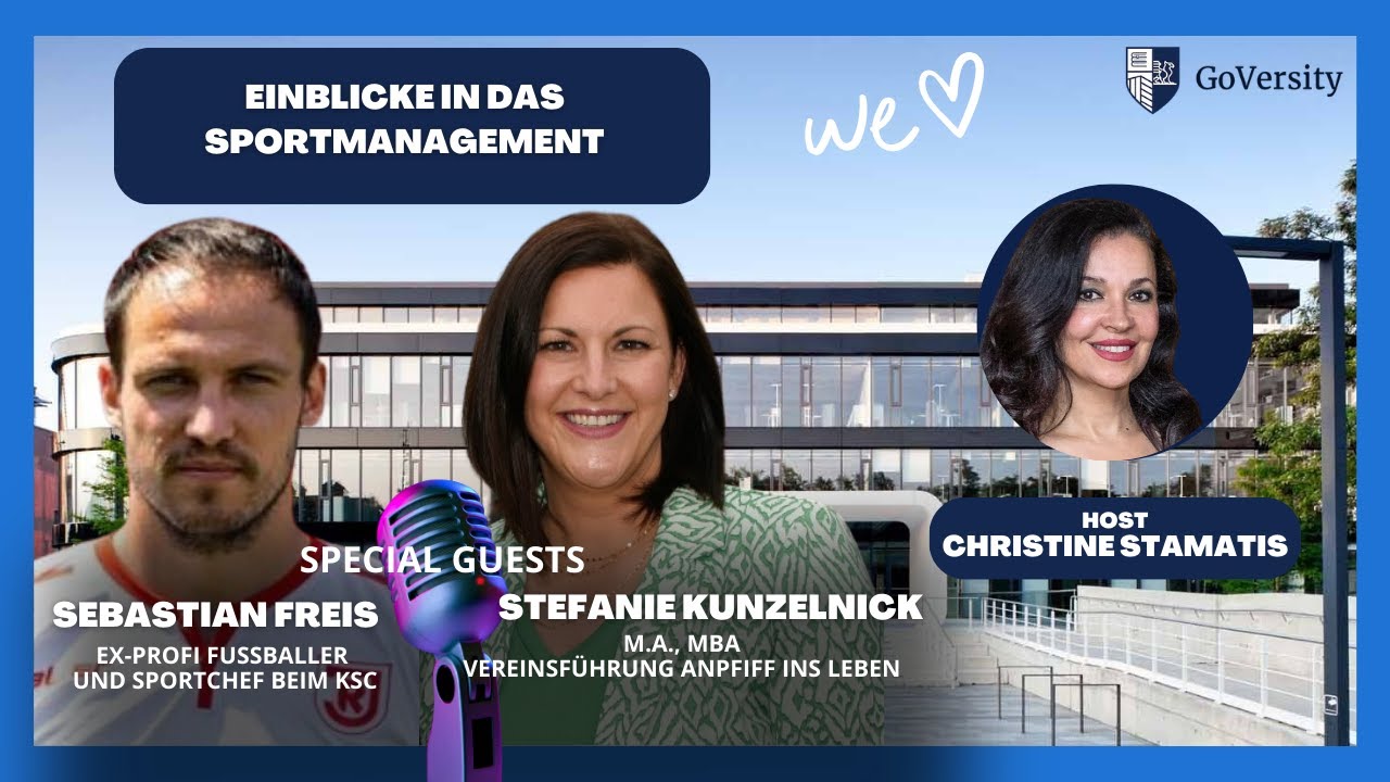 Einblicke in das Sportmanagement - Ein interaktives Q & A | GoVersity