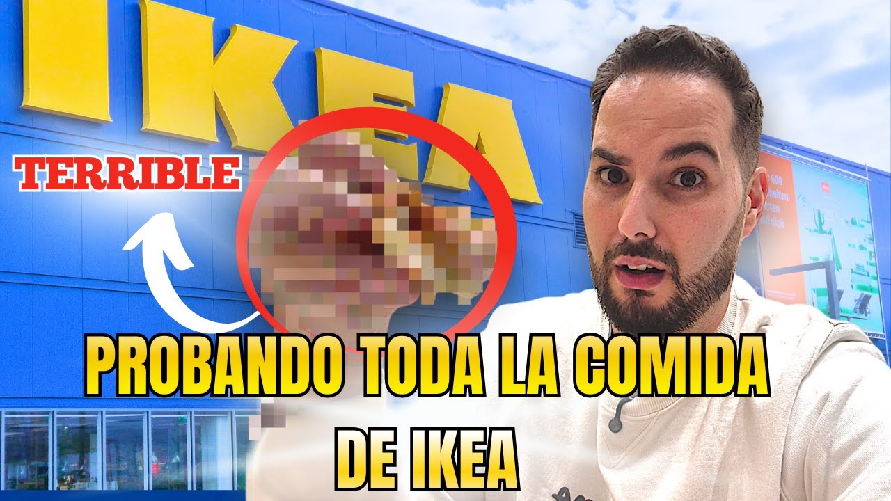 PROBANDO TODO EL MENU DE IKEA EN ESPA&Ntilde;A ** ES MUY BARATO**