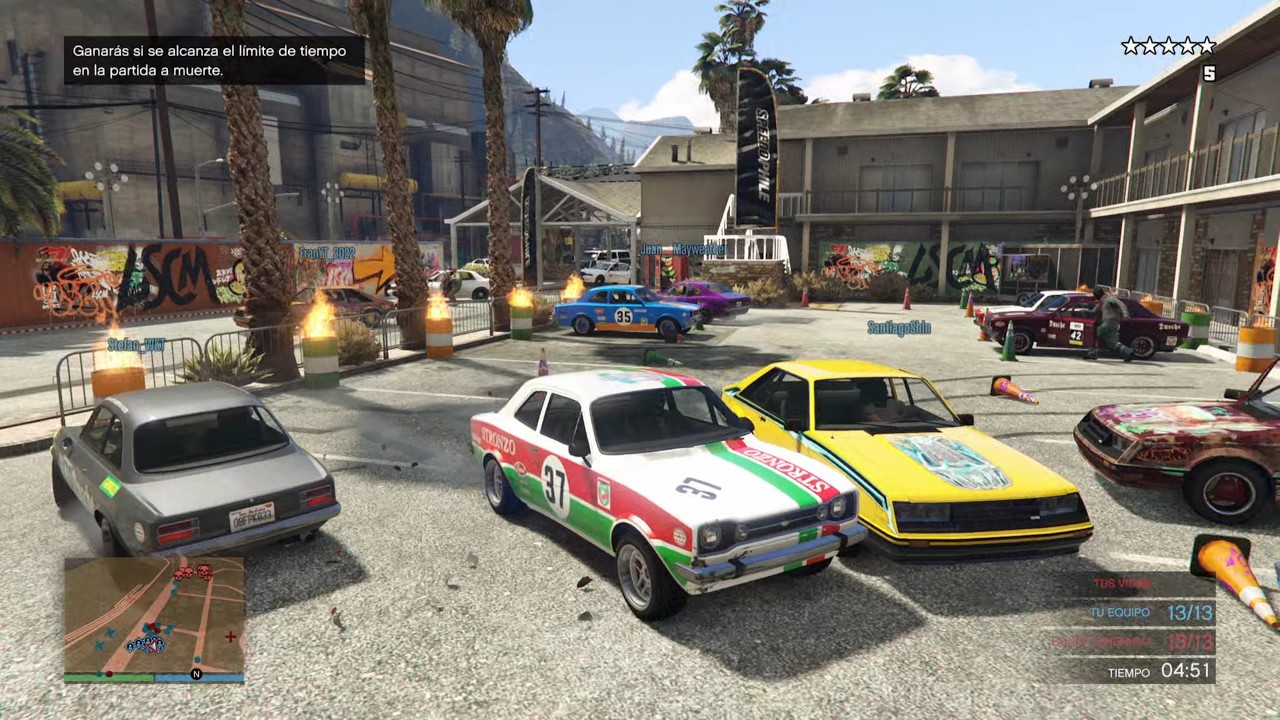 Todos Contra Mi!!! Policías VS Ladrones EXTREMO muy ÉPICO! || Gameplay de GTA 5 Online sin Comentar