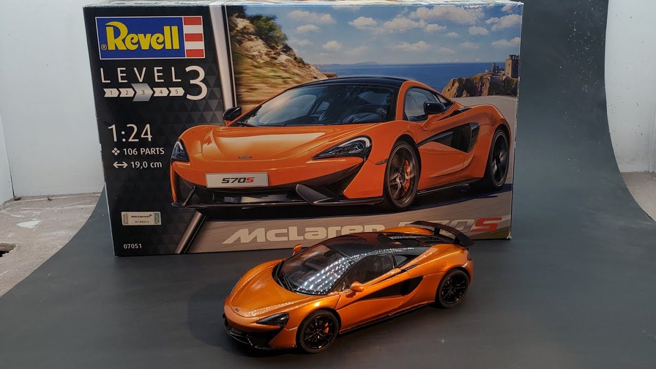 Revell McLaren 570s Build - Part 6, final assembly and show off.
