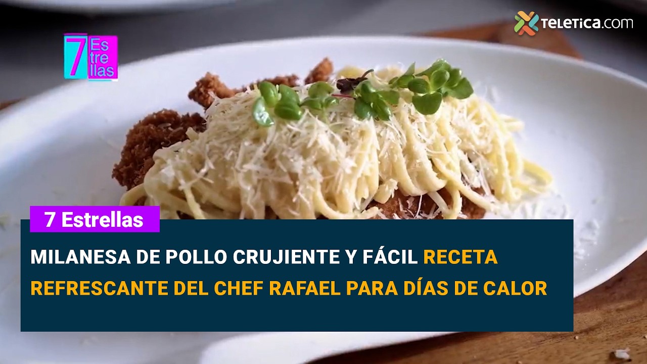 Milanesa de pollo crujiente y fácil | Receta refrescante del Chef Rafael para días de calor