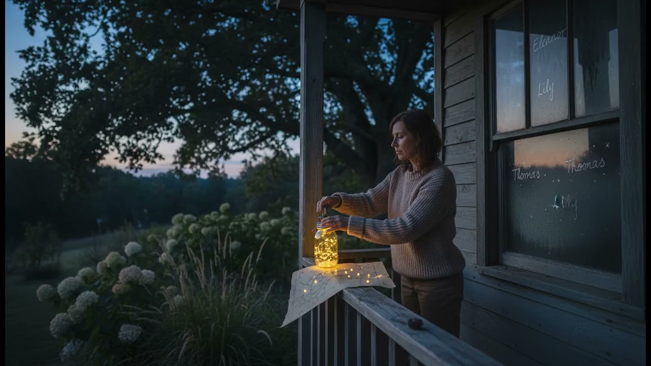 Tin Roof Evening Glow 🌙 Cozy Acoustic Folk with Kettle Steam, River Fiddle & Crickets at Dusk
