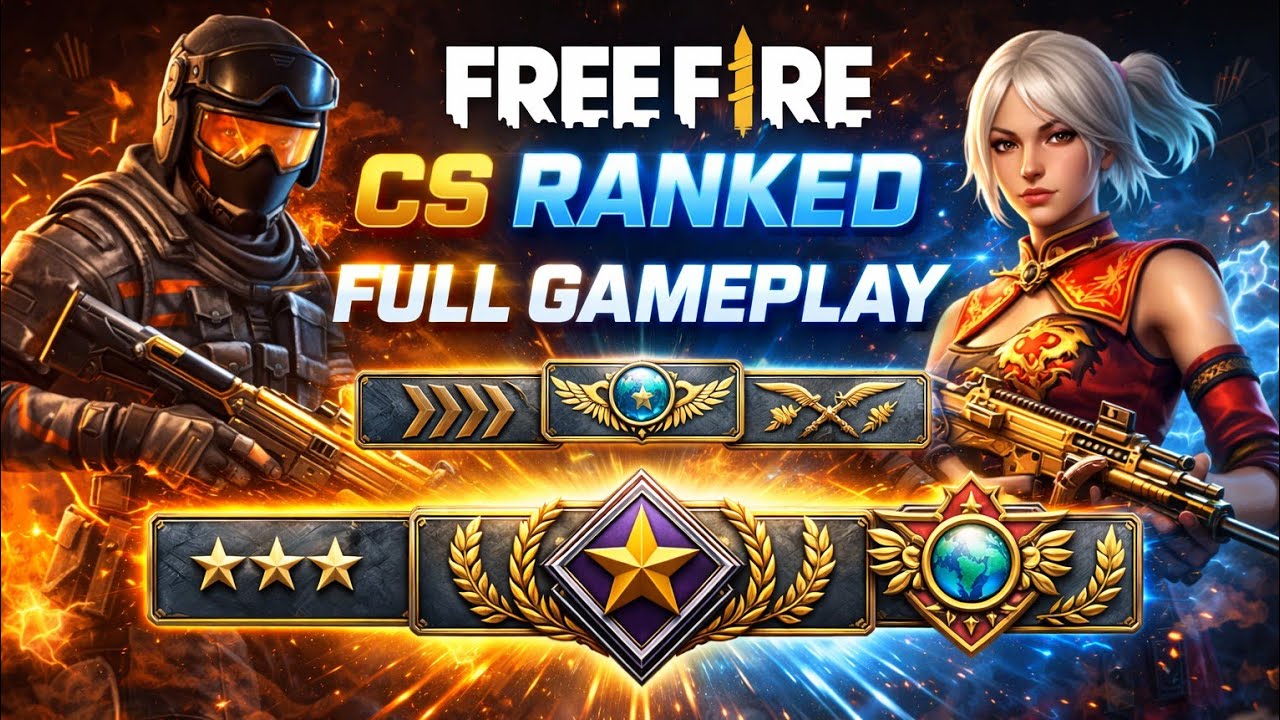 FREEFIRE CS RANKED FULL GAMEPLAY 🤩 #shorts #freefire 