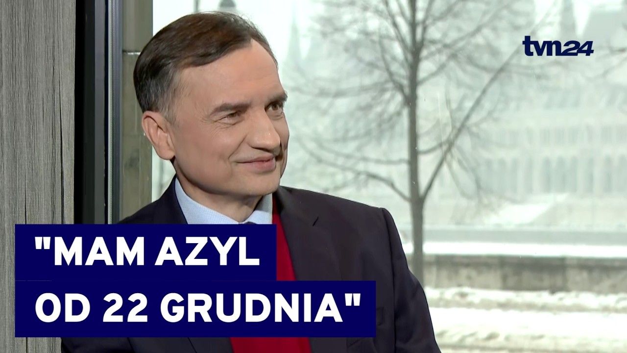 Zbigniew Ziobro tłumaczy się z ucieczki na Węgry. 