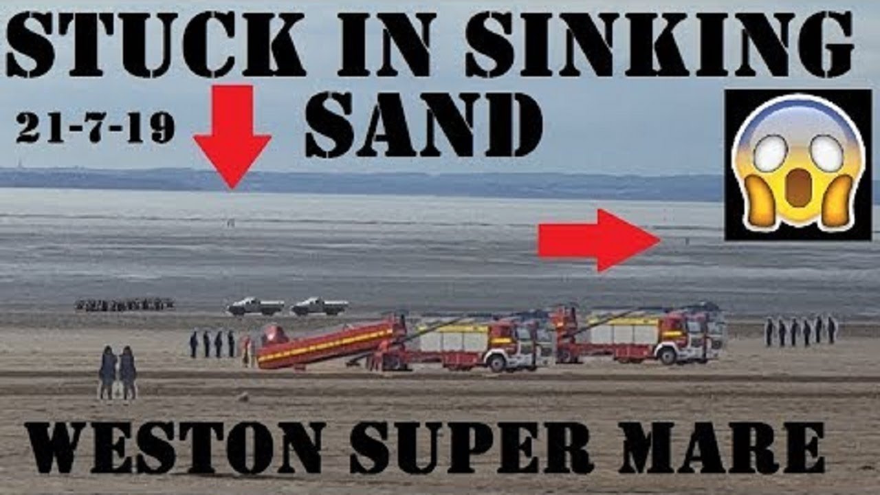 Stuck In Sinking Sand Weston Super Mare
