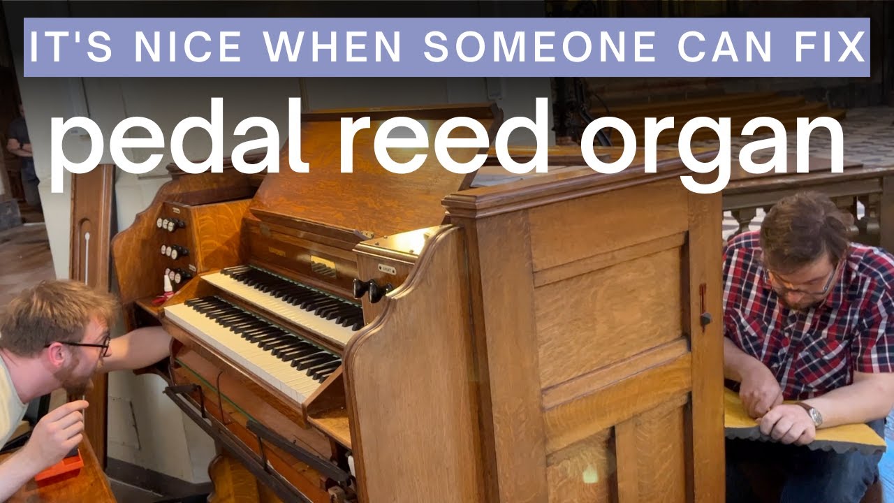 Fixing Salicional stop, silencing the blower and tuning some reeds in Spencer's University Organ