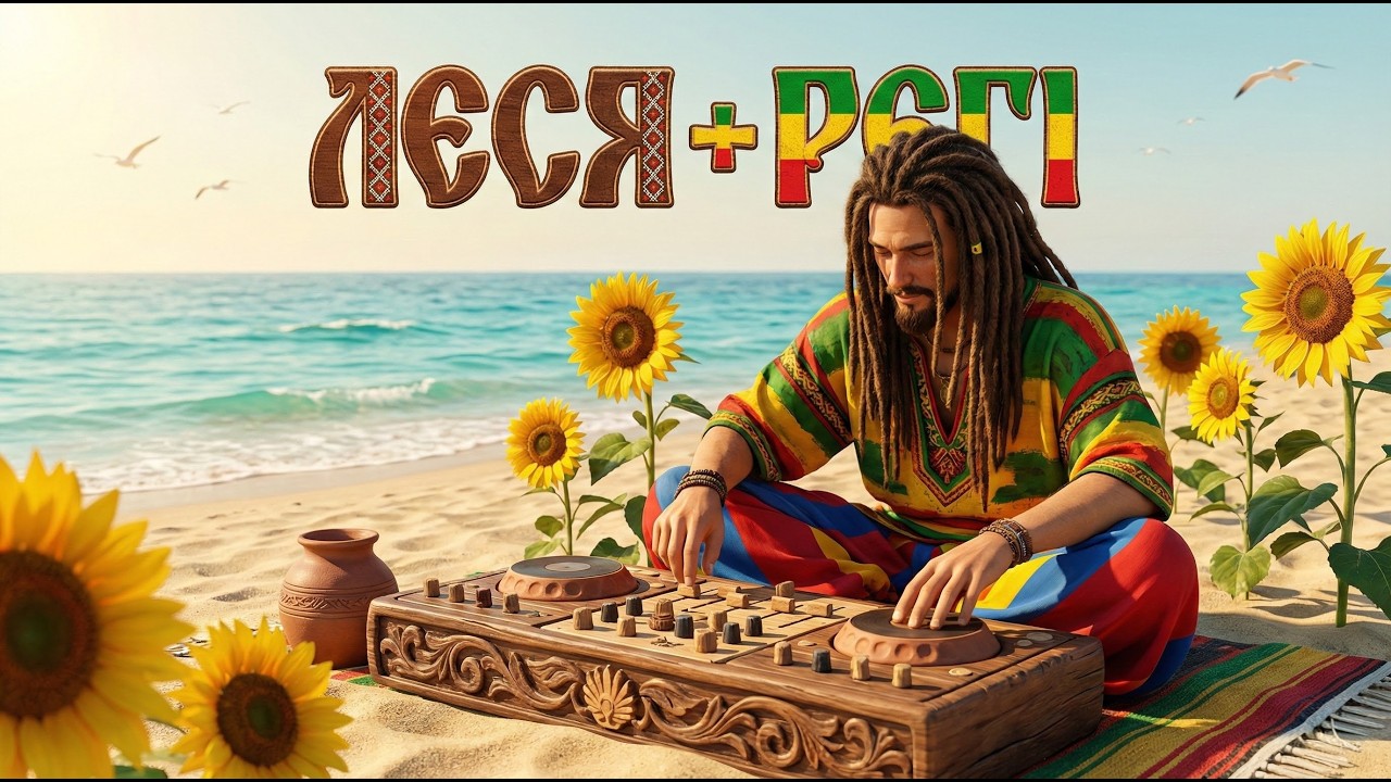 🌊 ЛЕСЯ УКРАЇНКА в стилі РЕГІ? «Тиша морська» (AI Cover) 🇯🇲🇺🇦 | Українська музика