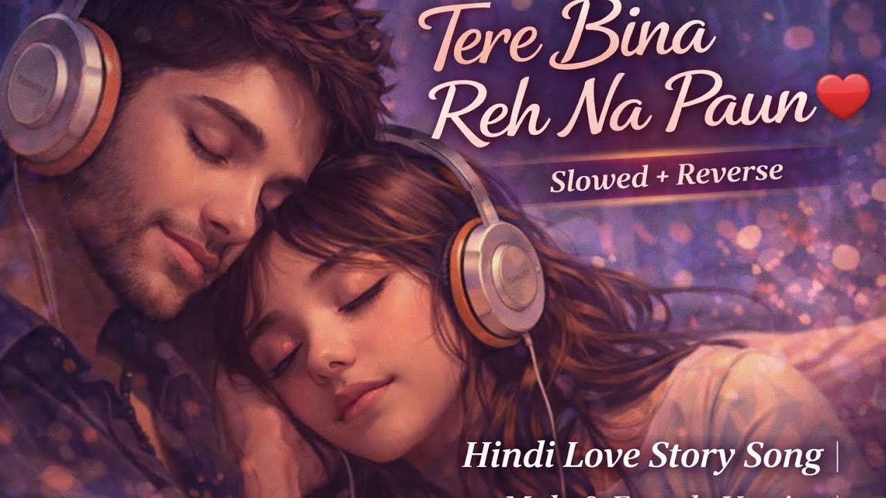 Tere Bina Reh Na Paun ❤️ | Slowed + Reverb | Hindi Love Story Song | Male & Female Version | Reverse