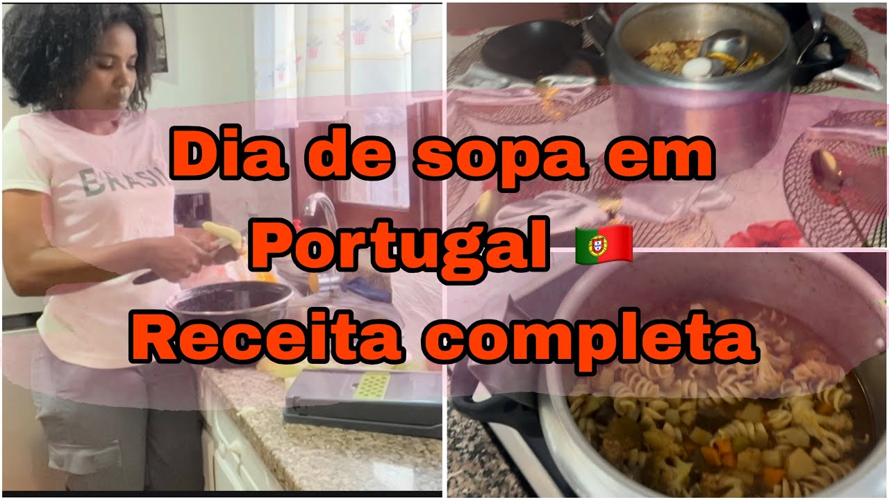 Dia de sopa em Portugal 🇵🇹.                                      Receita completa 🤩
