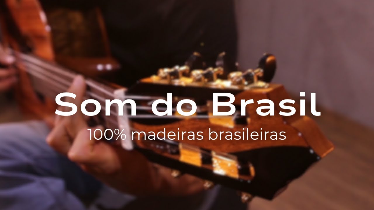 Projeto SOM DO BRASIL - violão construído 100% com madeiras brasileiras