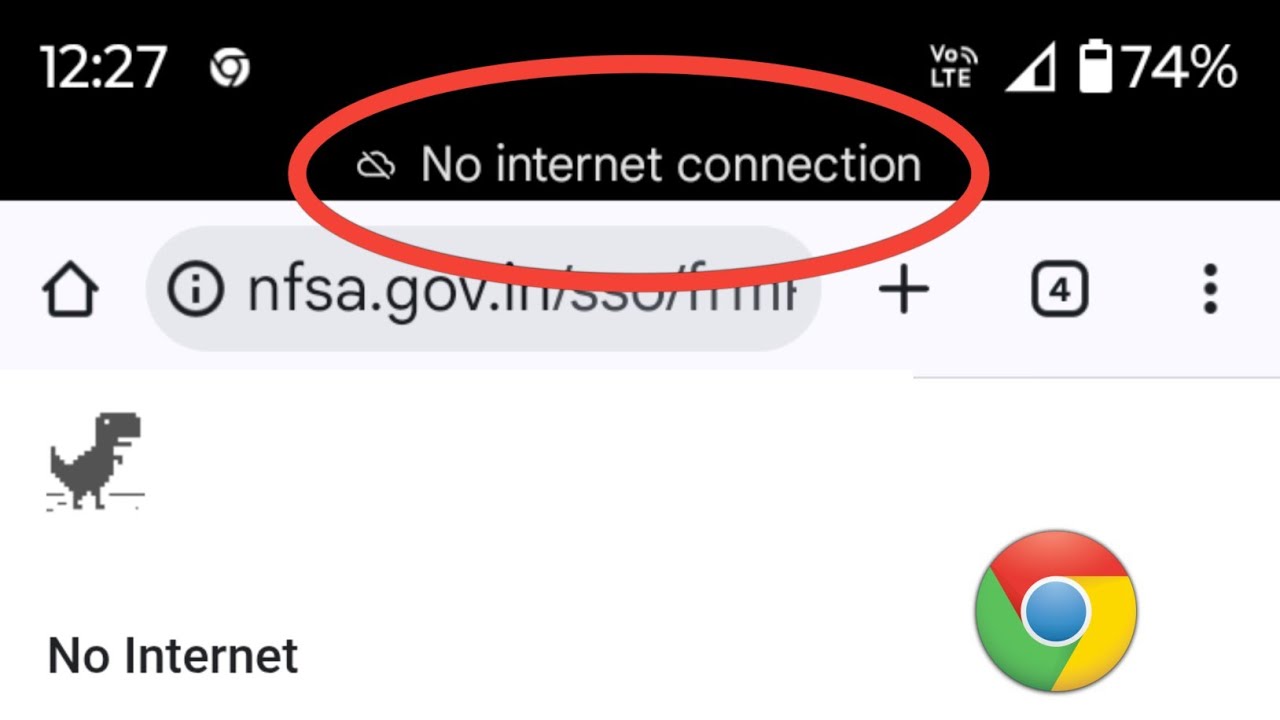 No Internet Connection Chrome Android | No Internet Chrome Problem