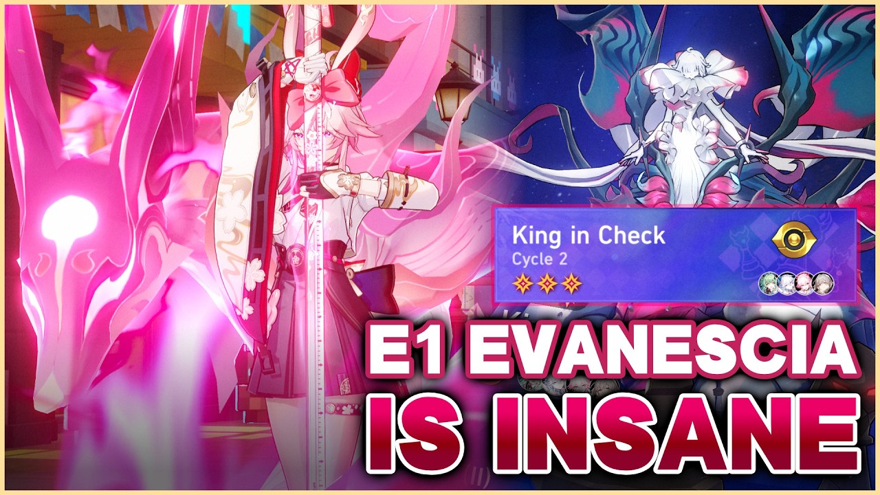 E1 Evanescia Showcase &mdash; 2 Cycle Clear vs King (Anomaly Arbitration) | Honkai Star Rail