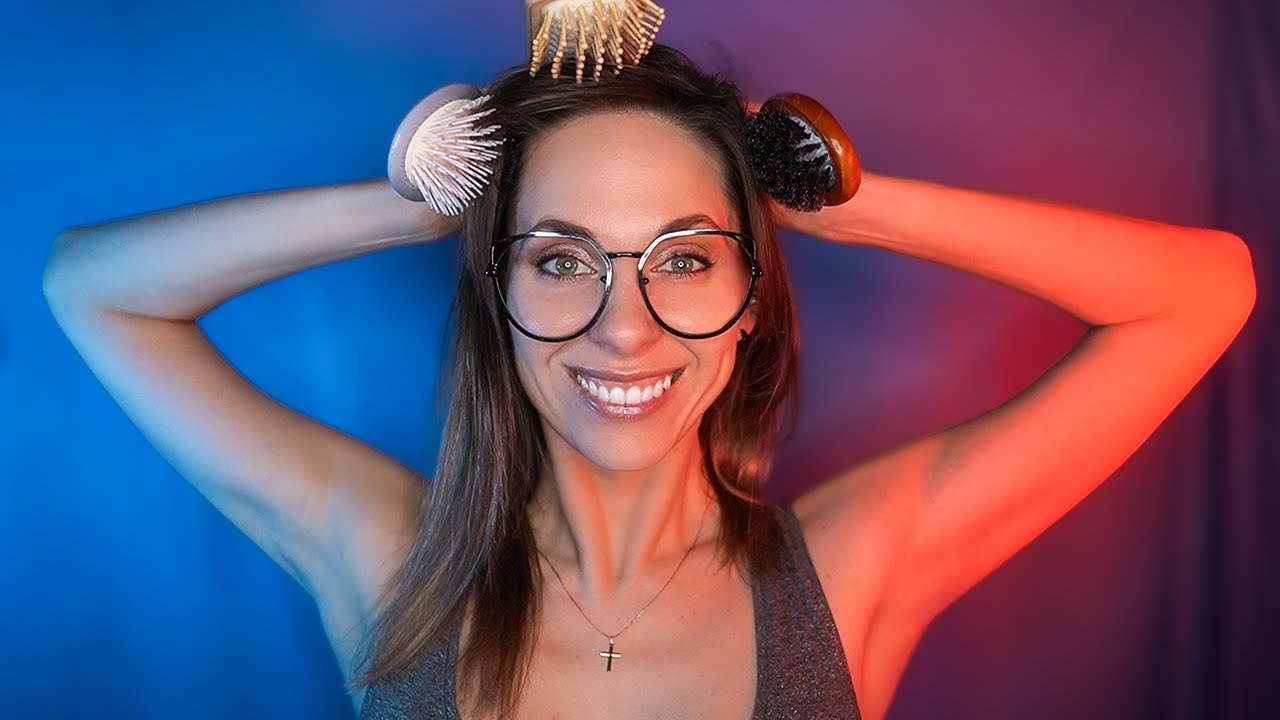 ASMR Fast & Aggressive HAIRBRUSH head Massage for 100 %  tingles #asmr #fastasmr