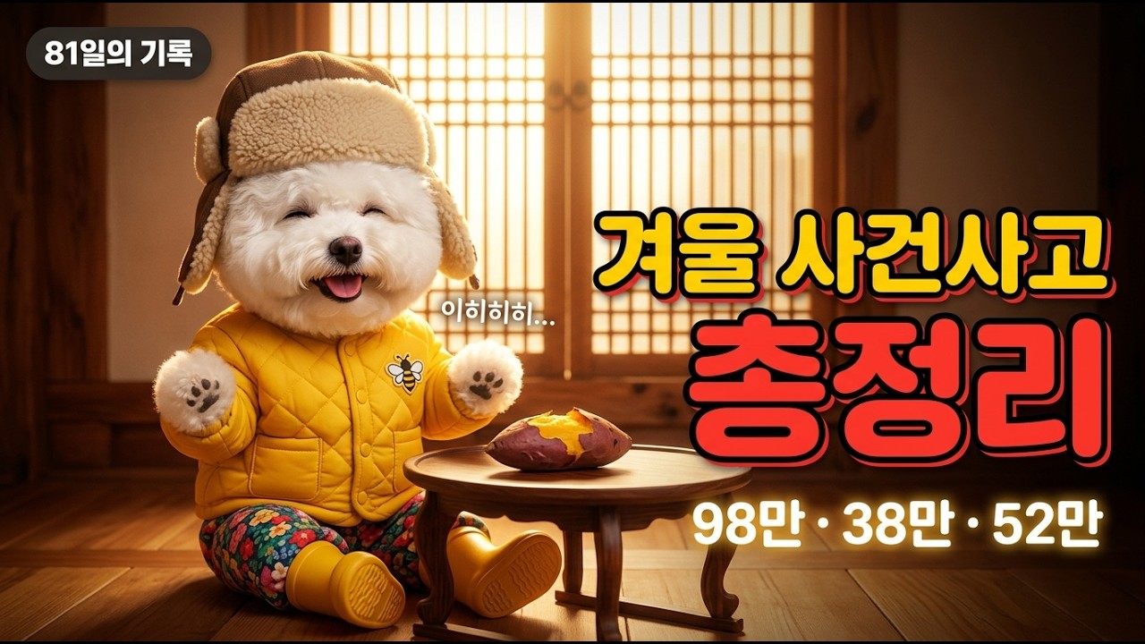주사 거부, 숟가락 춤, 잣막걸리... 겨울에 무슨 짓을 한 건지 정리해봤어요 이히히히 🎤 | 겨울 결산 팬미팅 #ai강아지 #강아지인터뷰 #말하는강아지