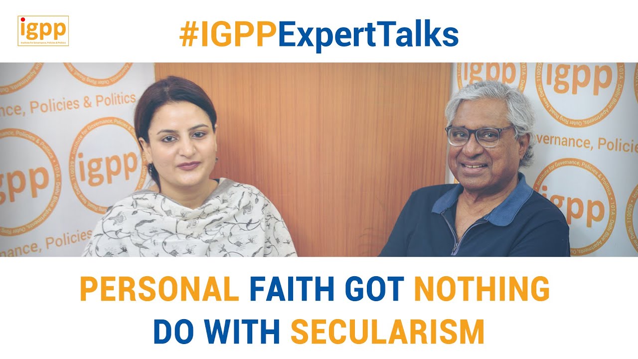 Personal Faith Got Nothing Do With Secularism