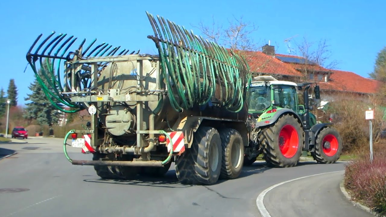 G&uuml;lle fahren 2016 | FENDT 724 Vario S4 & 14 m&sup3; Streu-Mix