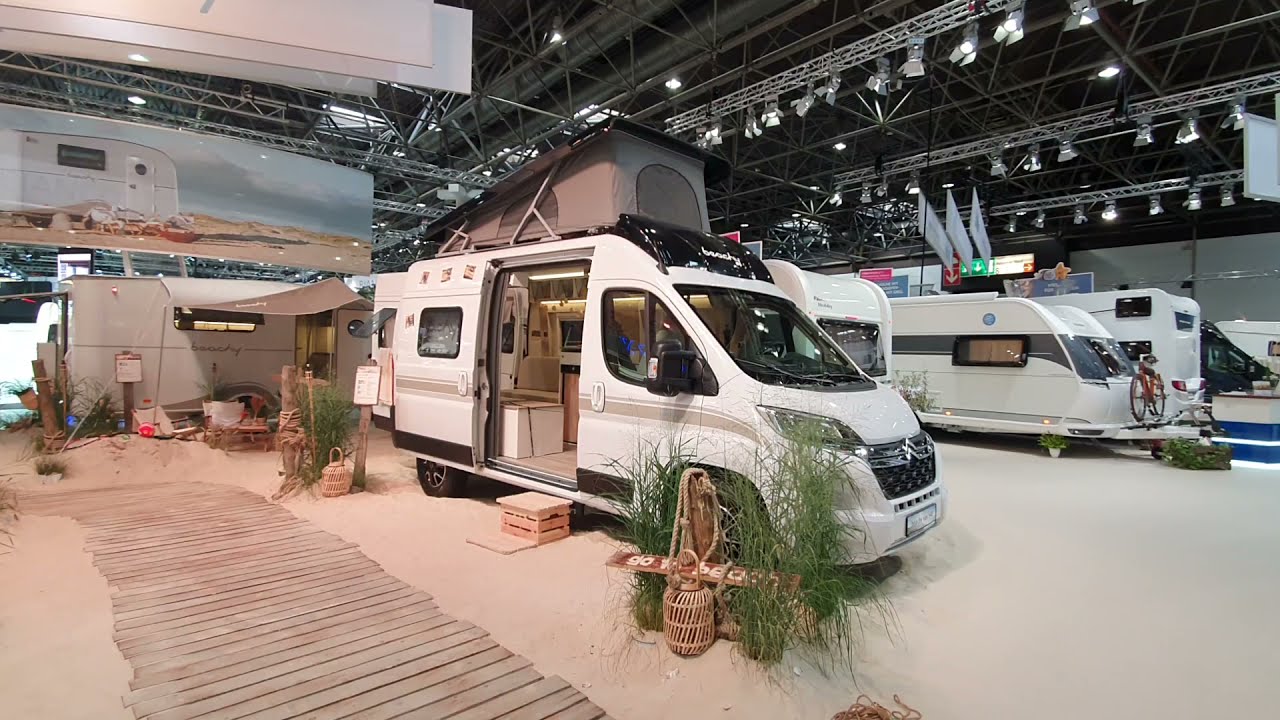 Completely new RV design! Hobby Beachy campervan