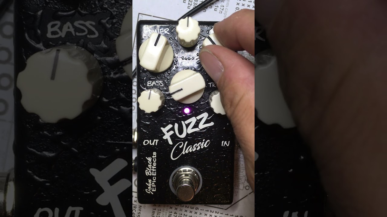 Tylko gałka Volume gitary - czyszczenie Fuzz'a #JohnBlack#FuzzClassic#EpicEffects