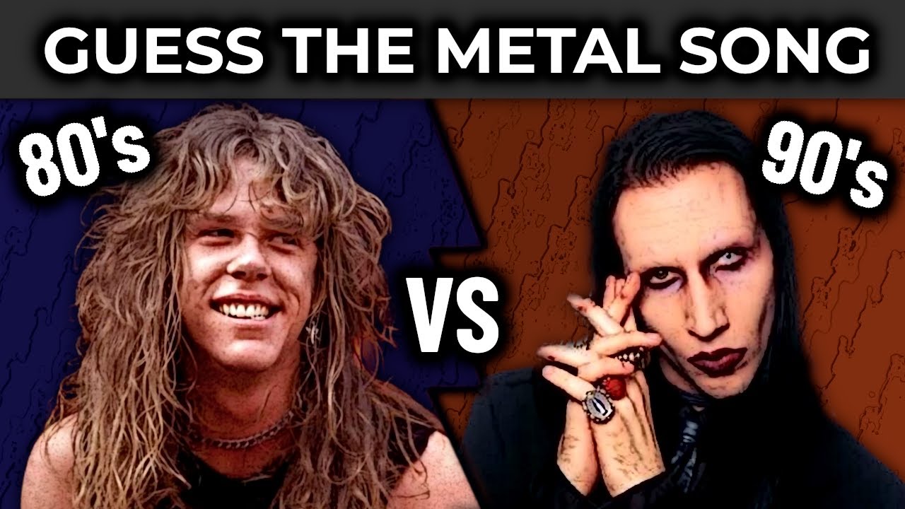 Metal Music Quiz - 80's vs 90's | Which decade do you know better?