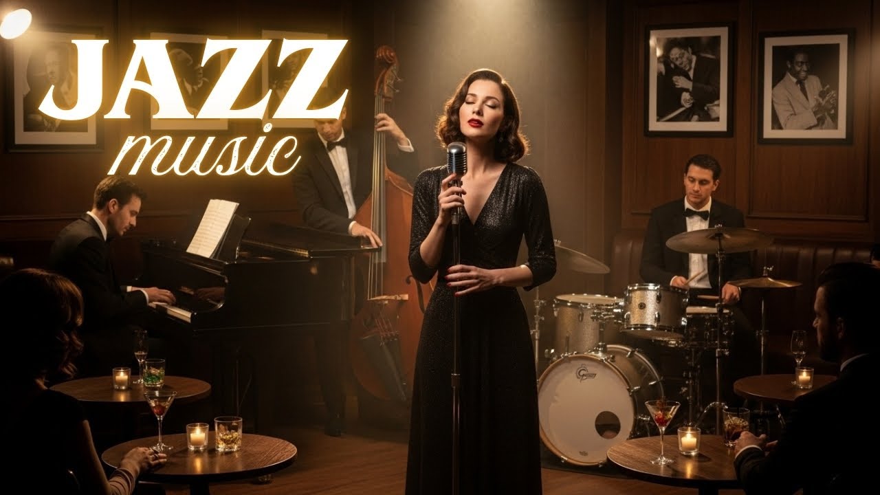 Timeless Live Jazz Music with Vintage Atmosphere 🕯️🎶