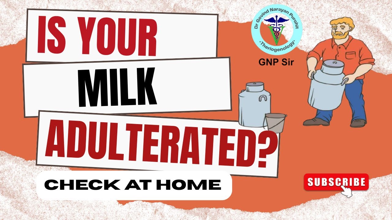 How to Detect Milk Adulteration at Home | Easy Tips by GNP Sir