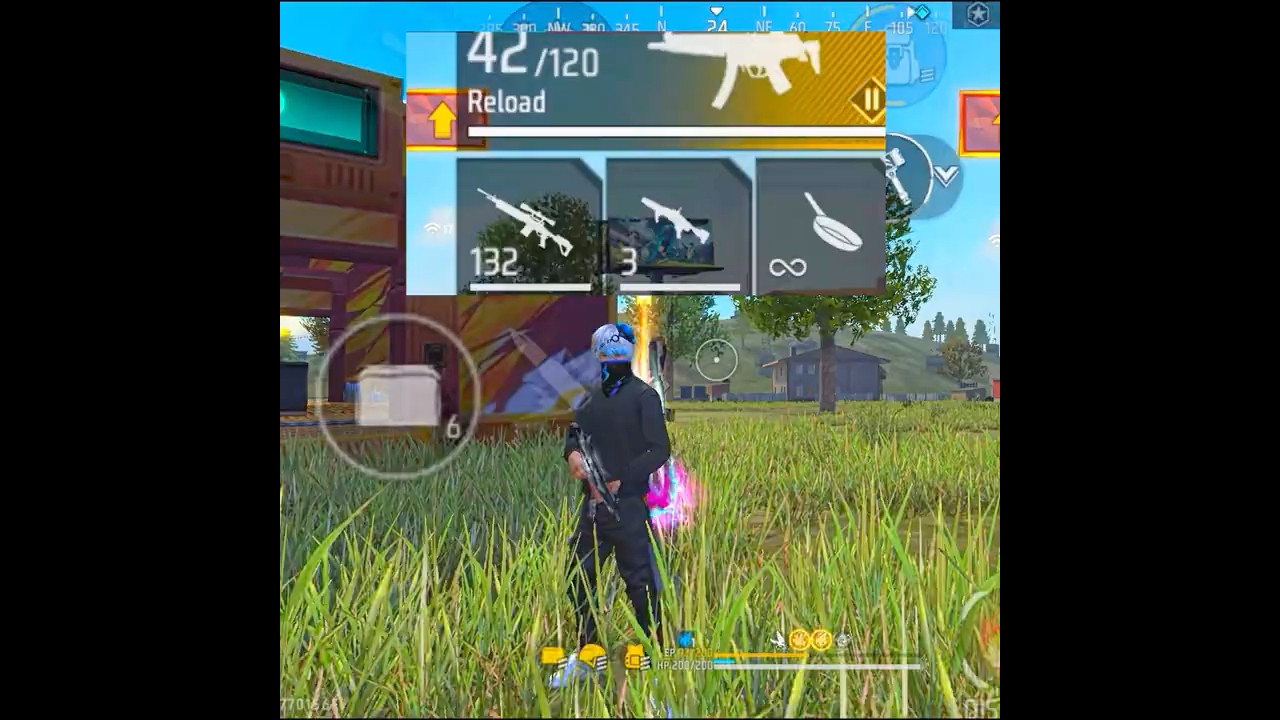 Mp5 Lvl 99🤓 with Hammer ⚒️ #freefireindia #binzooff #hackerfreefire