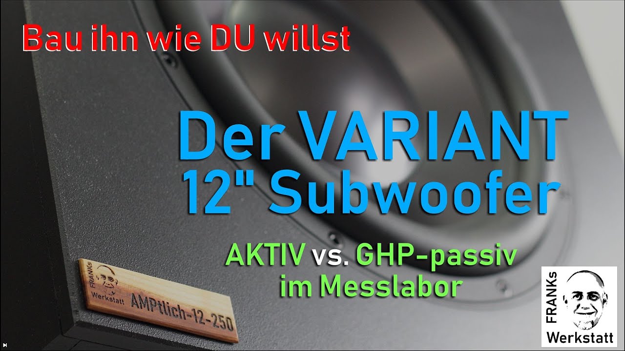 #SUBWOOFER #DAYTON #DIY | AKTIV oder GHP - Der kann beides