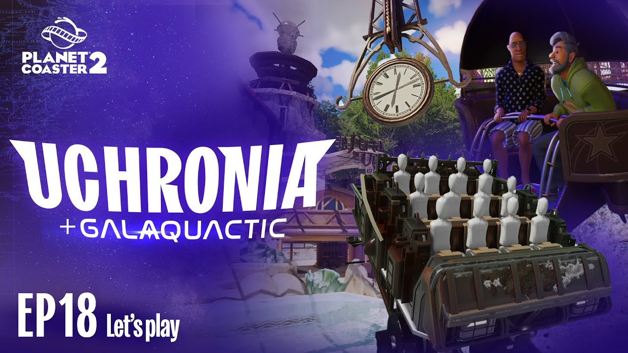 Planet Coaster 2 | On commence notre darkride catacombes et continue (enfin) le parc / Uchronia n°18