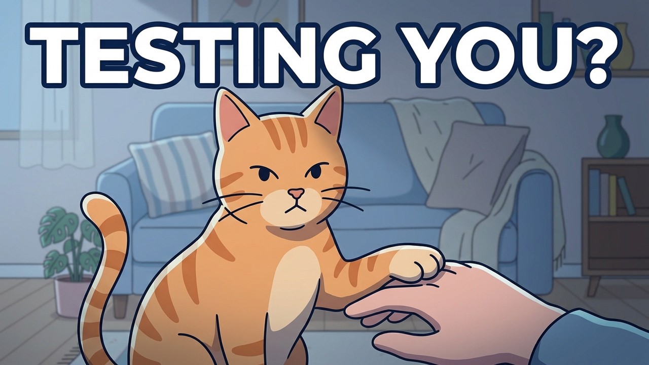 If Your Cat Puts Their Paw on You, Don't Ignore This Warning Sign