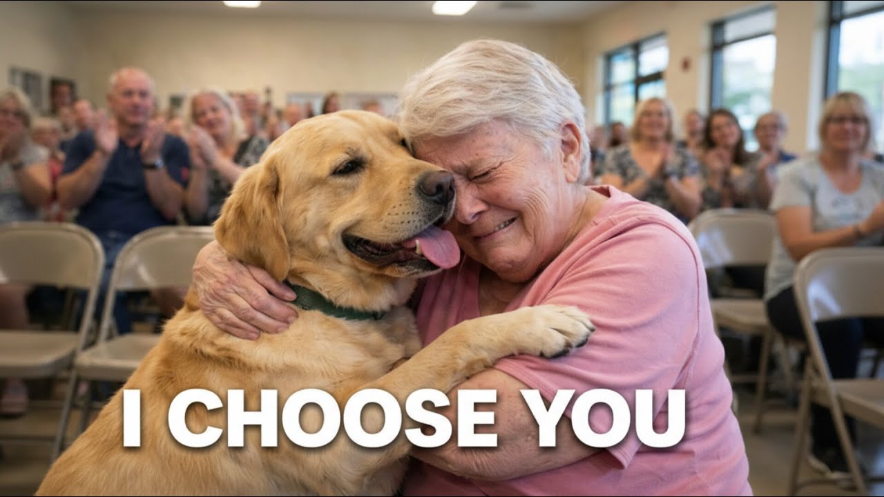 Rescue Dog Chooses His Human in Adoption Event