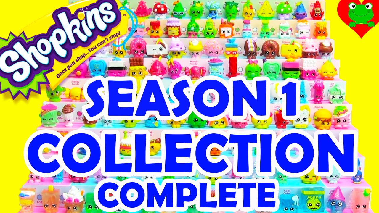 Shopkins Season 1 Collection Complete with Exclusive Shopkins