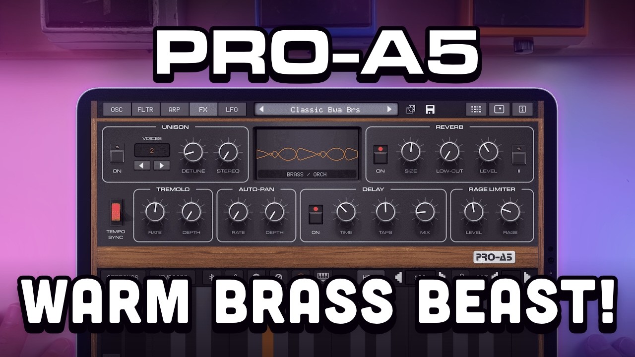 Pro-A5 от AudioKit Pro | Обзор синтезатора в духе Prophet-5 и демонстрация пресетов