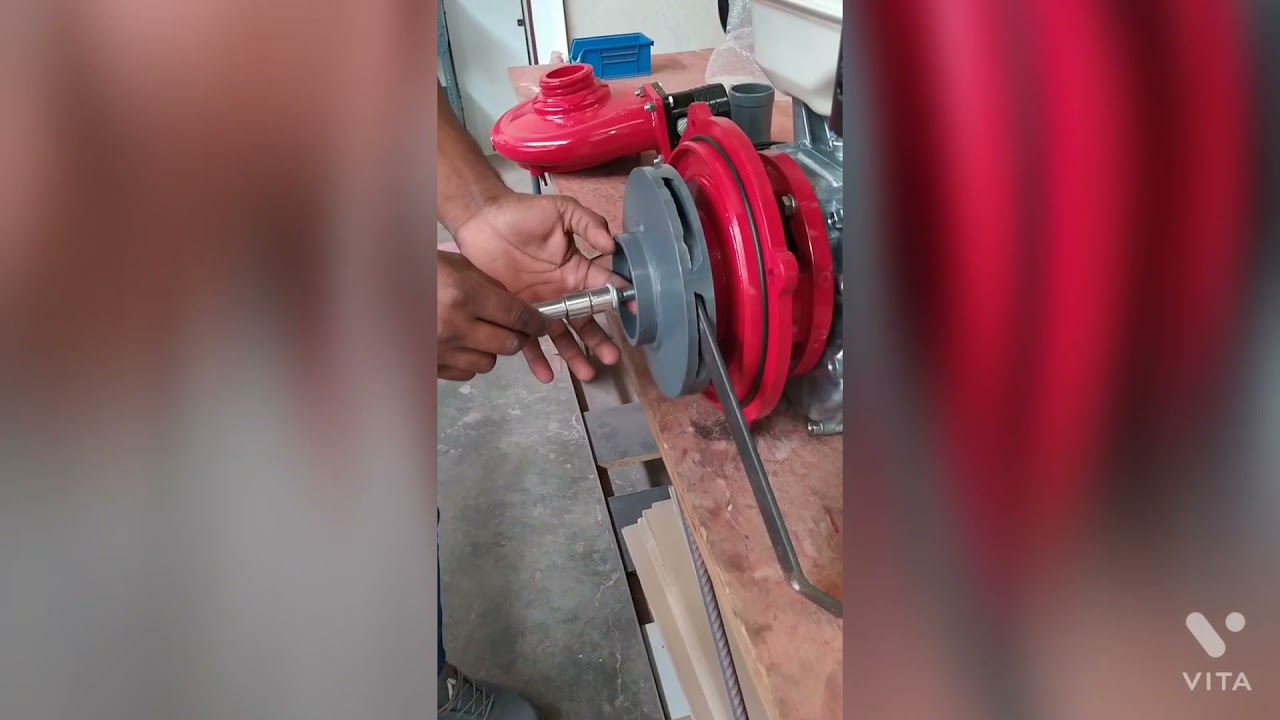 Ensamble de bomba JOPCO en motor HONDA de 13 HP de 3600RPM