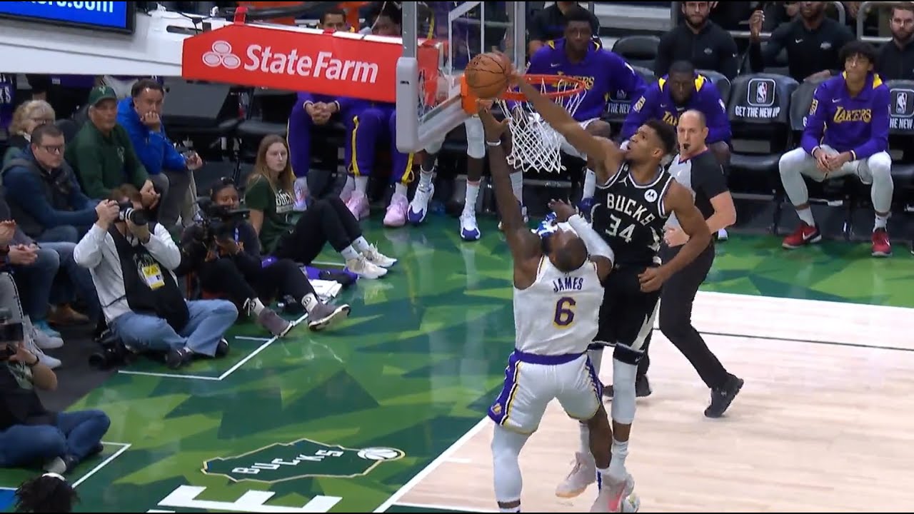 Giannis Antetokounmpo Ends LeBron James Life By Craziest Chase Down Block Ever !