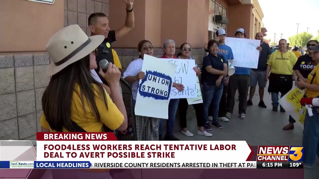 Food 4 Less workers&rsquo; union reaches tentative labor deal with grocer to avert potential ...