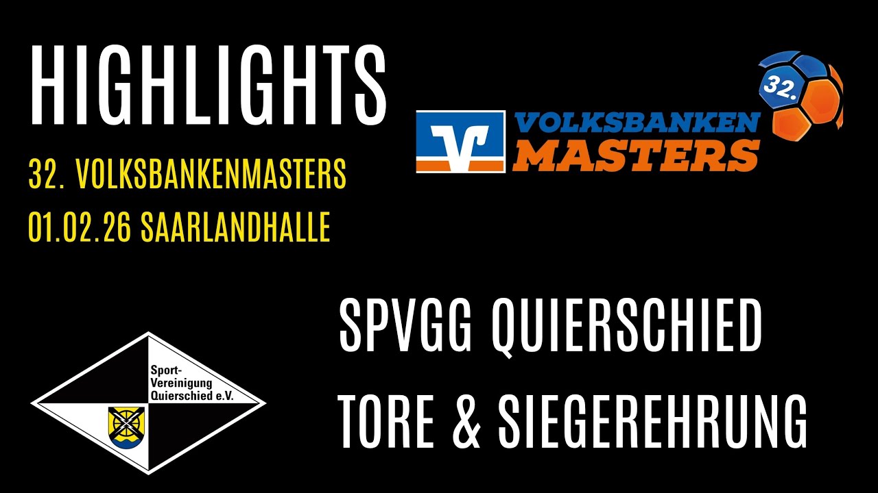 32. Volksbankenmasters Highlights Spvgg Quierschied 