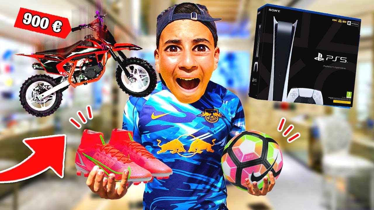 J’ACHÈTE TOUT CE QUE MON PETIT-FRÈRE ATTRAPE ILLIMITÉ DANS UN MAGASIN ! 😈