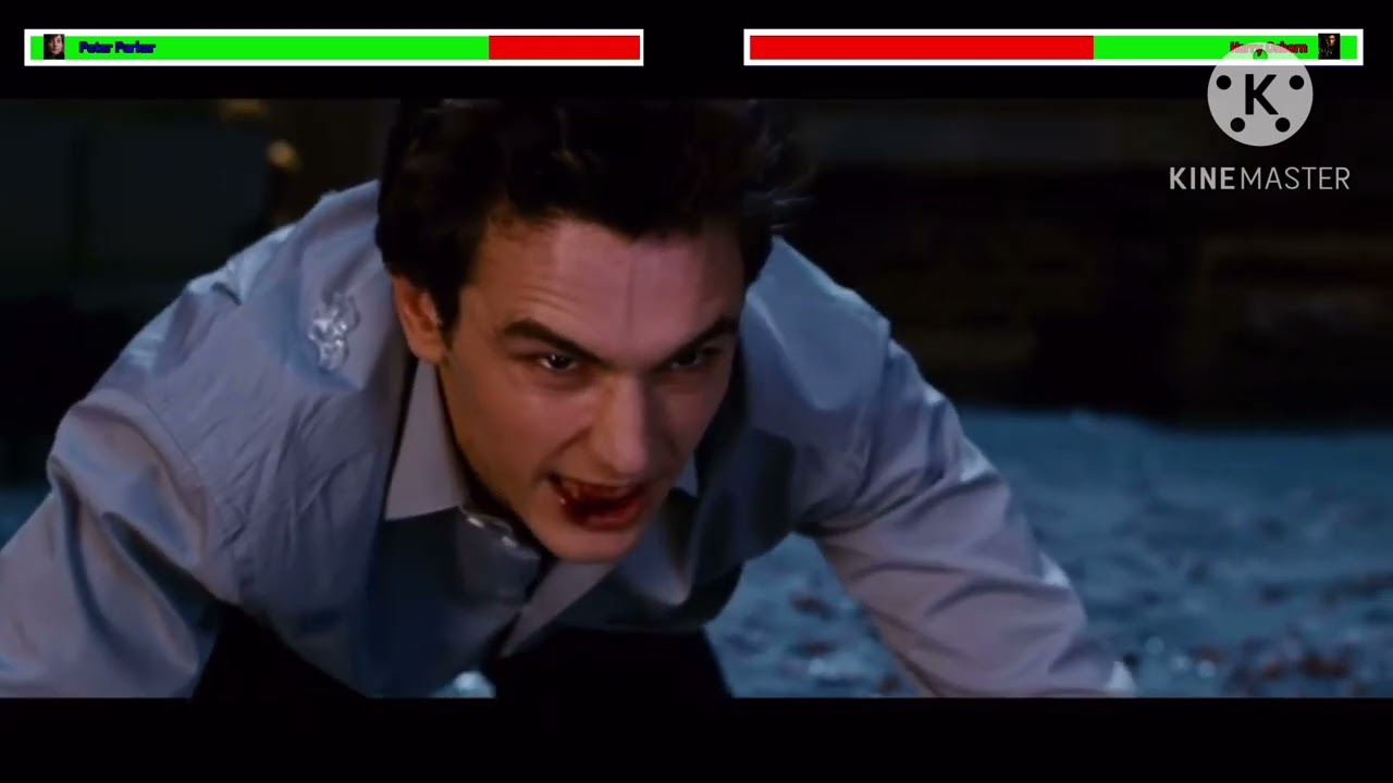 Peter Parker Vs. Harry Osborn with healthbars
