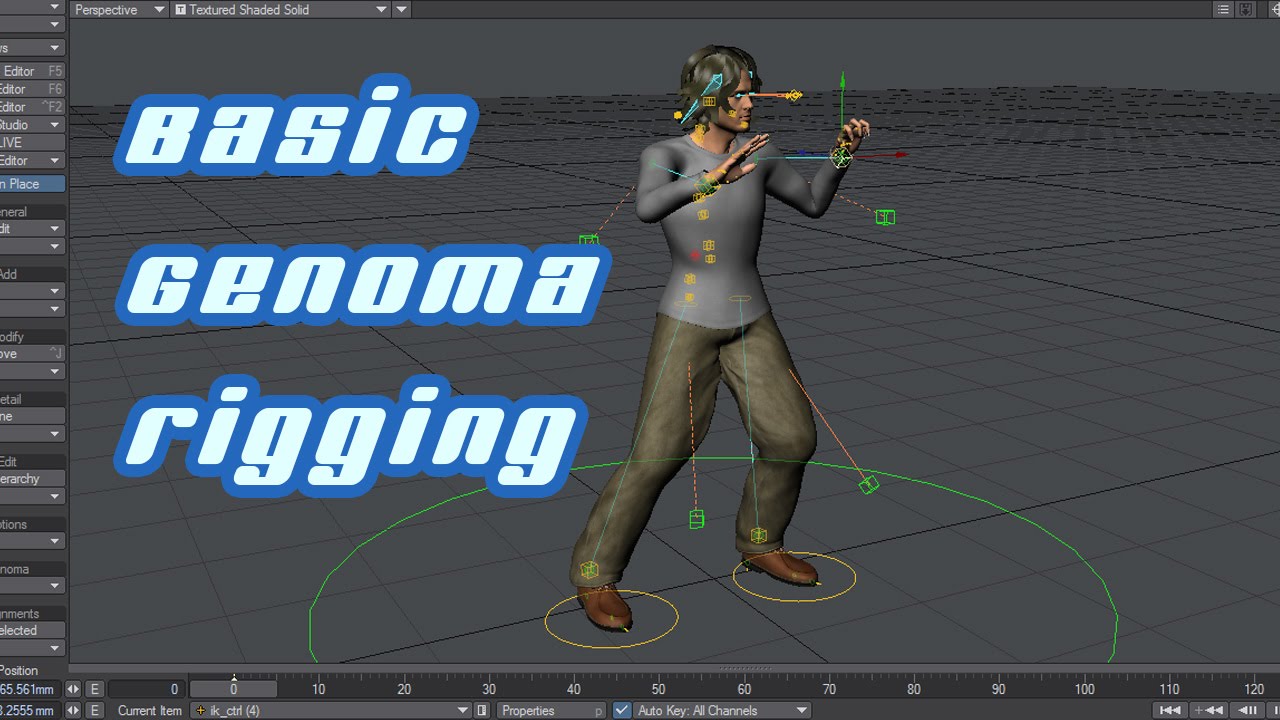 3D Character Rigging With Genoma