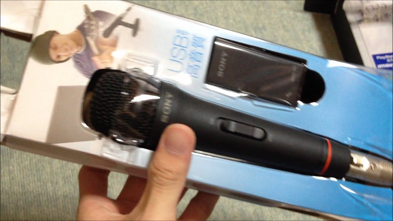 SONY ECM-PCV80U マイク　開封動画