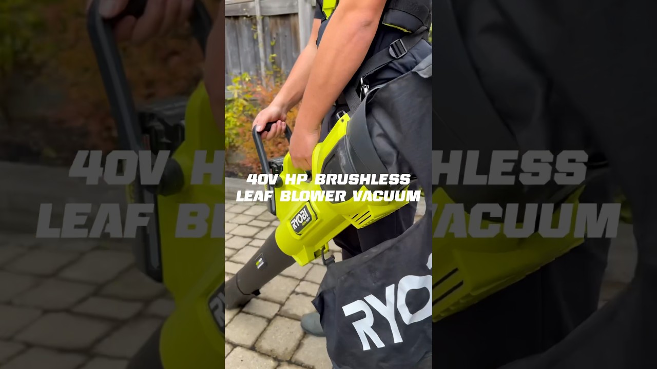 RYOBI 40V HP LEAF BLOWER VACUUM
