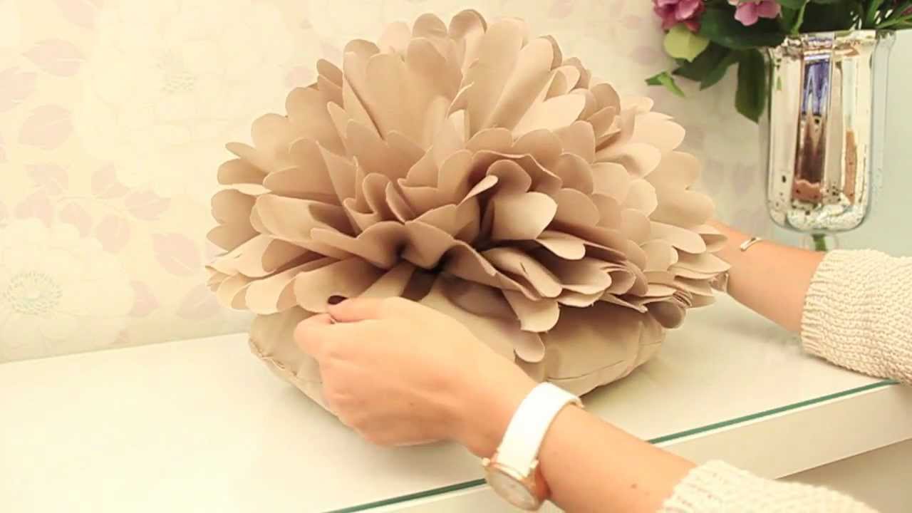 DIY Cojín Flor