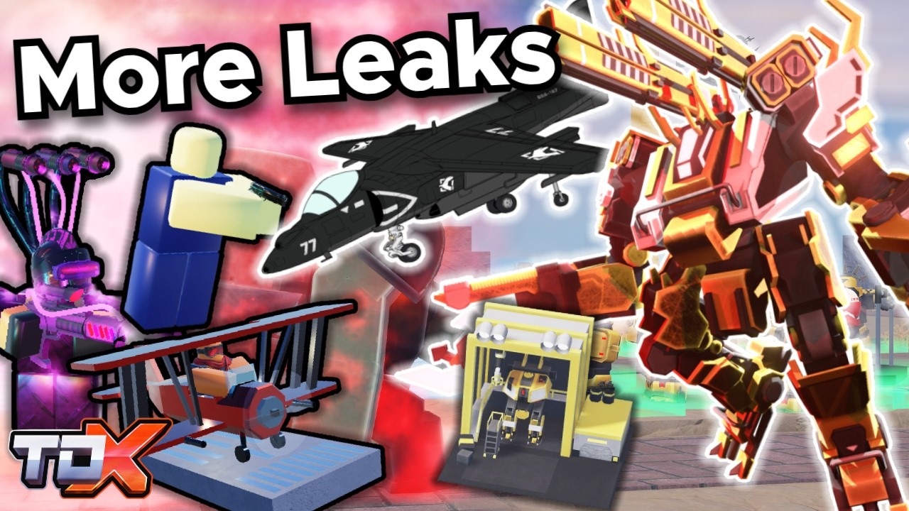 TDX More Leaks #108 (Tower Battles Part 2 News, Golden War Machine Skin, Etc..)